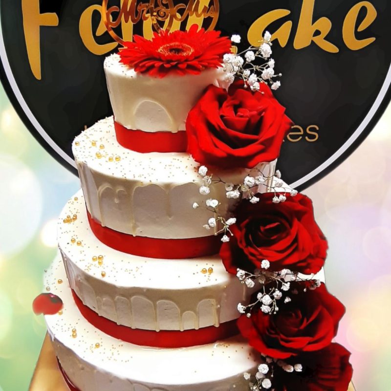 Tort Nunta Red Roses